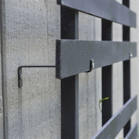 metal trellis mounting brackets|mounting trellis to brick wall.